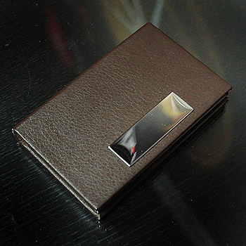 個性化名片盒(厚)-MP-009咖啡